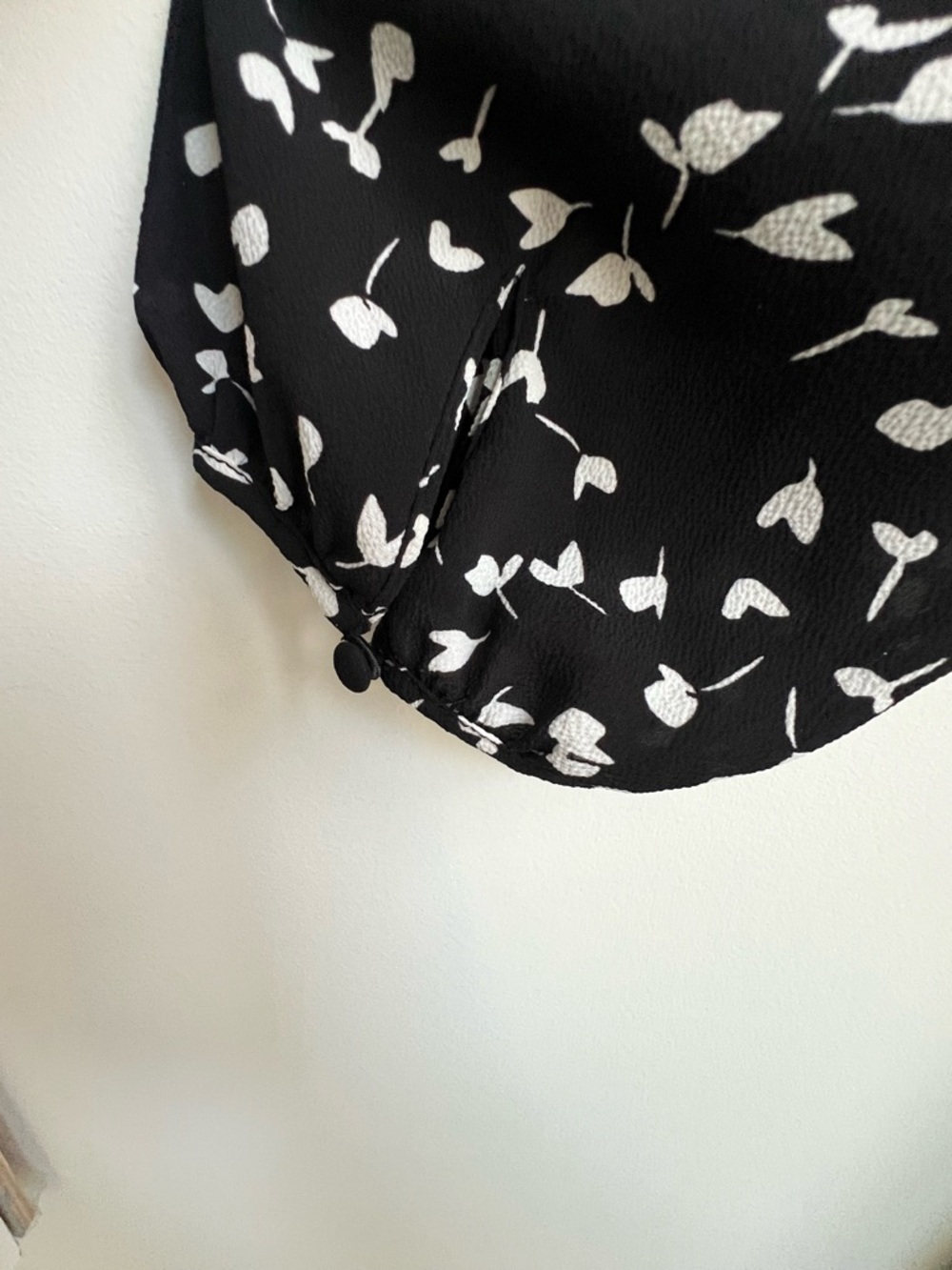 Talbots Floral Fit And Flare Dress Black Feminine Office 10 Classic Sophisticate - Picture 14 of 14
